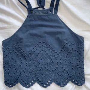 Abercrombie and Fitch Lace Cropped Tank